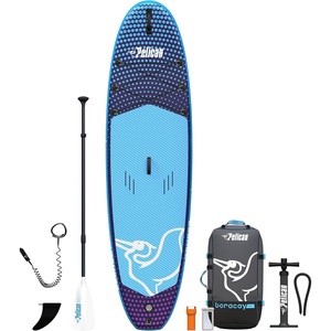 image:imagePelican Boracay Premium Inflatable Stand Up Paddle Board  3 Pieces SUP Paddle  Accessories Leash Hand Pump amp Carry Bag  10 ft